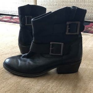 Free people black booties